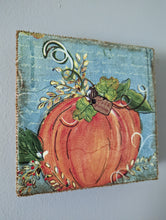 Load image into Gallery viewer, Art canvas, Grace and Gratitude Pumpkin