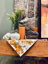 Load image into Gallery viewer, Table scarf, Fall pumpkins
